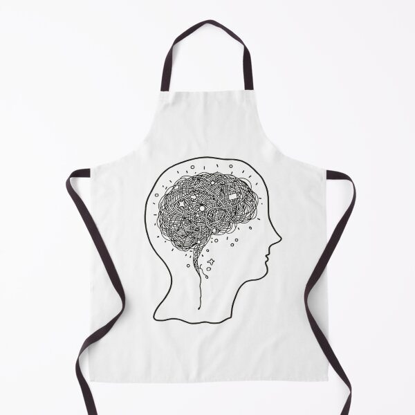 Item preview, Overthinking Mind Tangled Thoughts Illustration designed and sold by Katzpy.