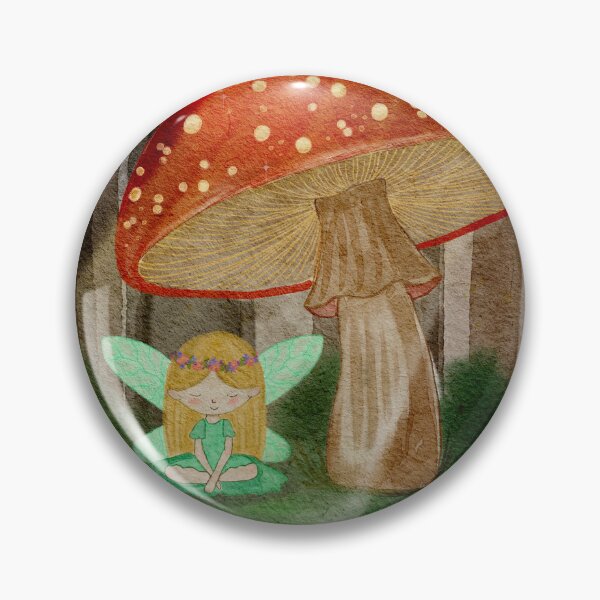 Item preview, Fairy relaxing in the woods designed and sold by Onehappyhook.