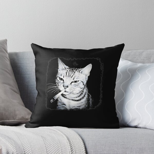 Item preview, Smoking Cat Vintage Chonky Cat Retro 90s designed and sold by FerminVigo.