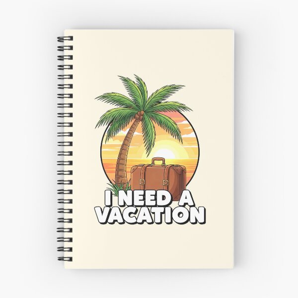 Item preview, I Need a Vacation Travel Illustration designed and sold by nuel-art.