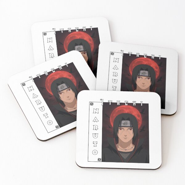 Item preview, Crimson Moon Ninja – Dark Anime Shinobi Portrait designed and sold by lamiarte.