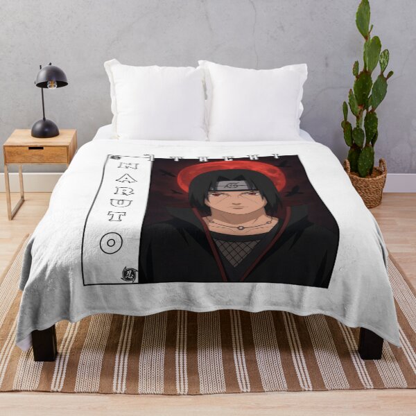 Item preview, Crimson Moon Ninja – Dark Anime Shinobi Portrait designed and sold by lamiarte.