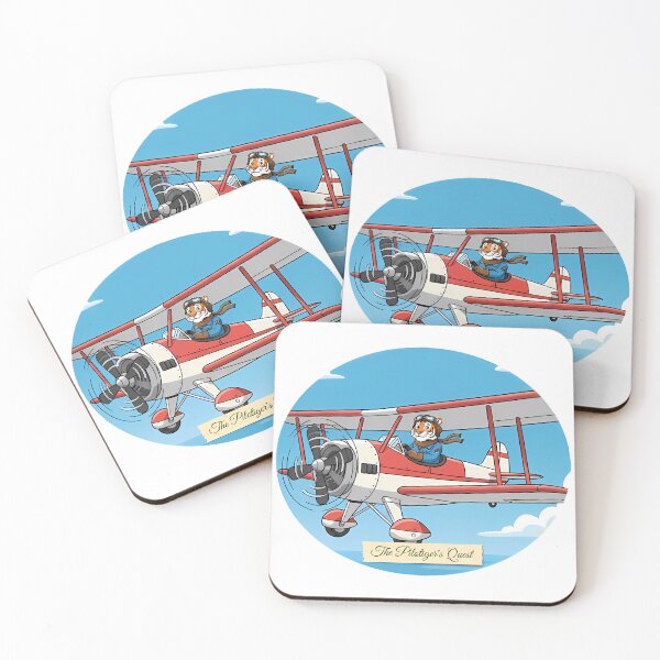 Item preview, The Pilotiger's Quest | Sky Adventure Artwork designed and sold by Pets & Memes & Stuff.