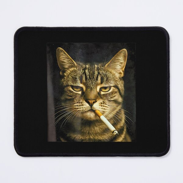 Item preview, Smoking Cat Vintage Chonky Cat Retro 90s designed and sold by FerminVigo.