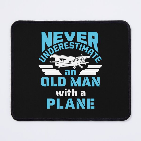 Item preview, Grandpa Pilot Never Underestimate an Old Man with a Plane designed and sold by jaygo.