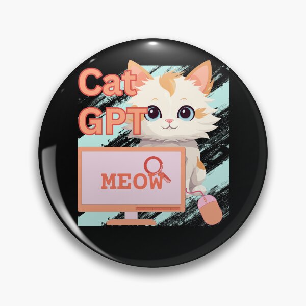 Item preview, CatGpt Chatgpt AI Cat Nerdy designed and sold by Life Is Beautiful.