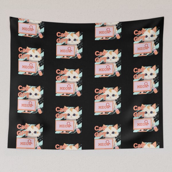 Item preview, CatGpt Chatgpt AI Cat Nerdy designed and sold by Life Is Beautiful.