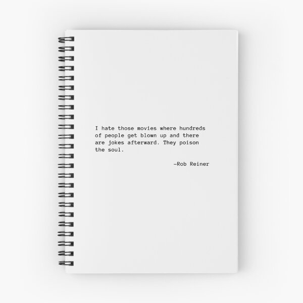 Item preview, Rob Reiner Quote on Cinema Violence designed and sold by PopCultureArtShop.