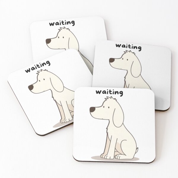 Item preview, Waiting Still Waiting Dog designed and sold by VYRON STUDIO.
