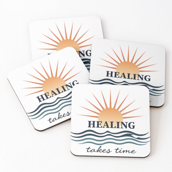 Item preview, HEALING Takes Time Mindfulness Mental Health Wellness T-Shirt designed and sold by Design-Pro-21.
