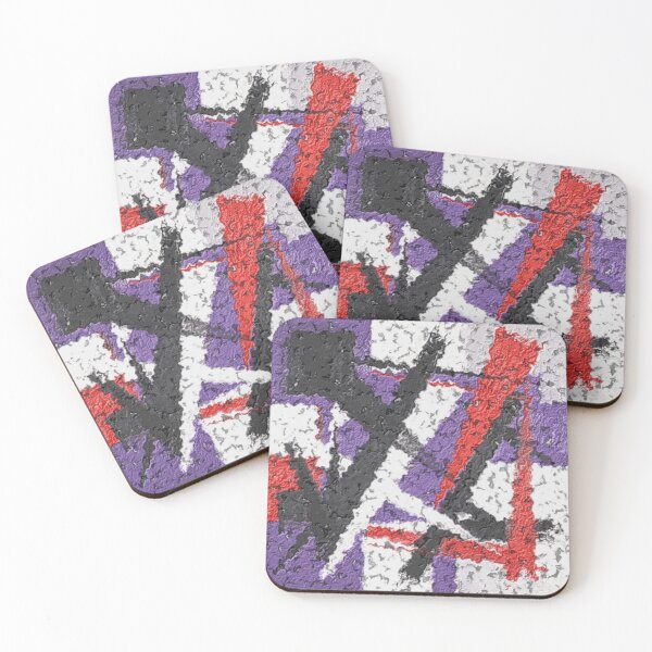 Item preview, fractured momentum burst colorful geometric abstract design designed and sold by SmashingDeals.