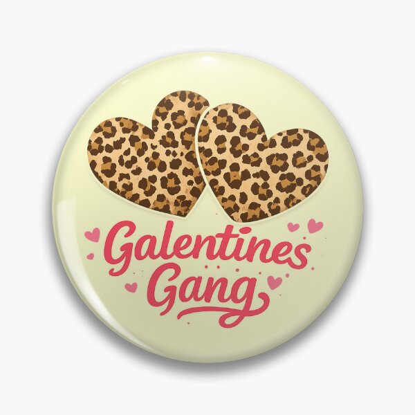 Item preview, Galentines Gang – Leopard Print Hearts Squad designed and sold by PunchDrop.