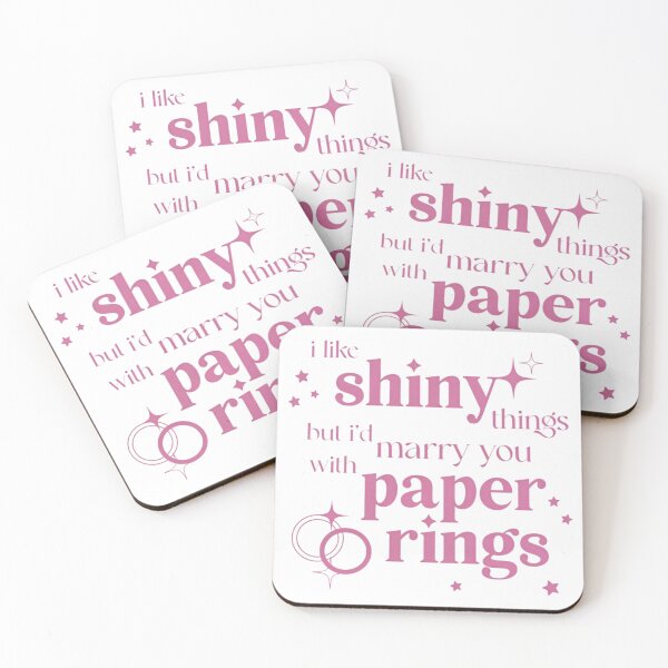 Item preview, I'd marry you with paper rings: Taylor Swift designed and sold by rimisart.