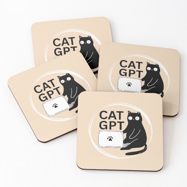 Item preview, CatGpt Cat Lovers AI Programmers designed and sold by Life Is Beautiful.
