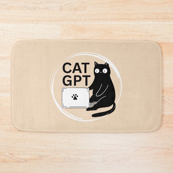 Item preview, CatGpt Cat Lovers AI Programmers designed and sold by Life Is Beautiful.