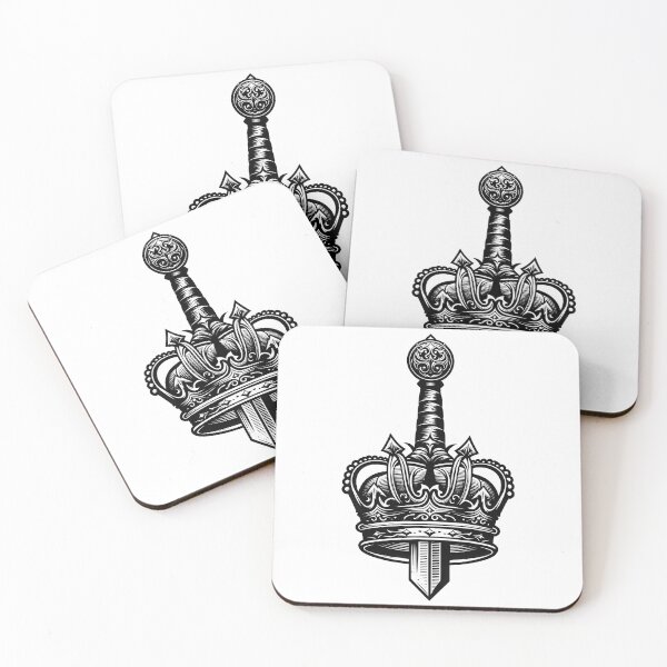 Item preview, Sword Crown Royal Warrior King Power Art designed and sold by DrawDrip.