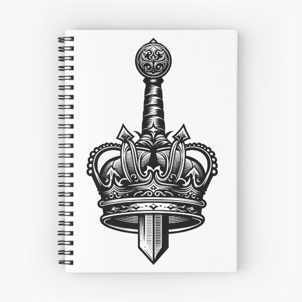 Item preview, Sword Crown Royal Warrior King Power Art designed and sold by DrawDrip.
