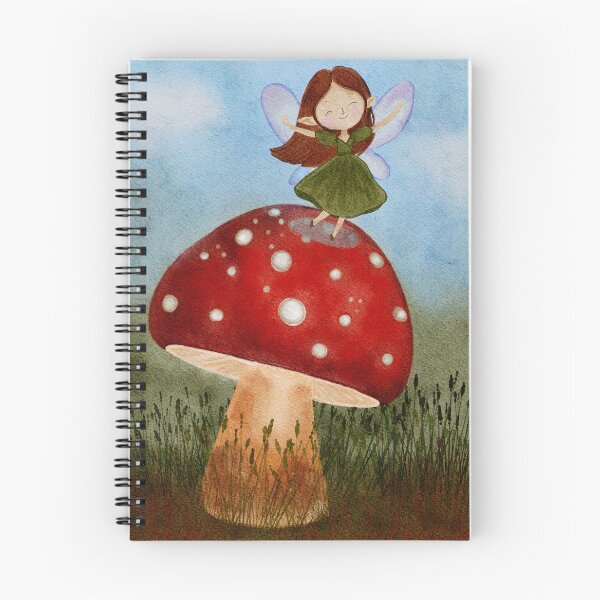 Item preview, Fairy dancing on a mushroom designed and sold by Onehappyhook.