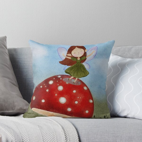 Item preview, Hada bailando sobre un hongo designed and sold by Onehappyhook.