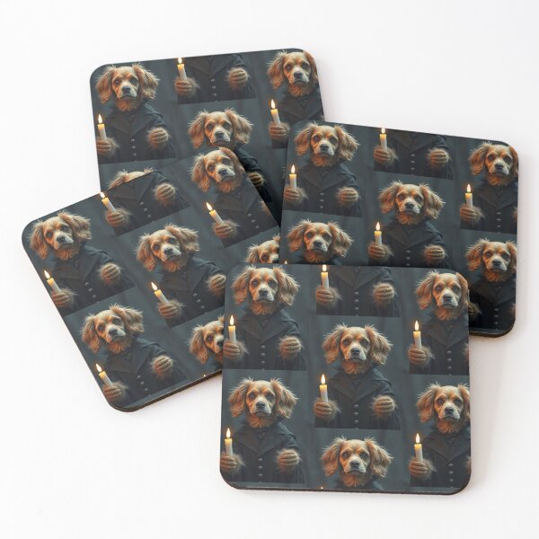 Item preview, Candlelit Dog in the Dark designed and sold by Vikingmoon.