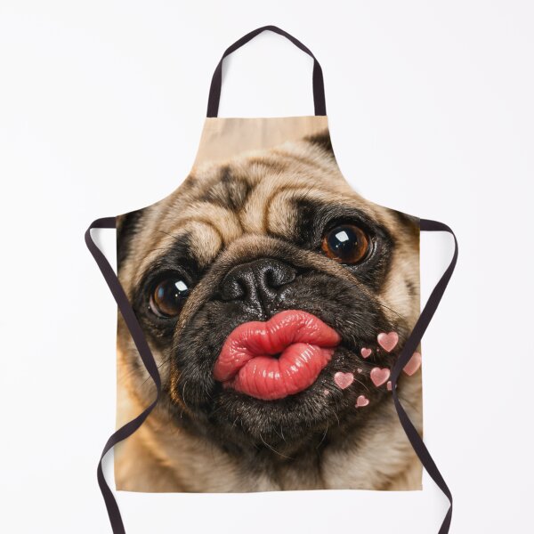Item preview, SENDING KISSES Funny Pug Kiss Meme designed and sold by Matty69TeeS.