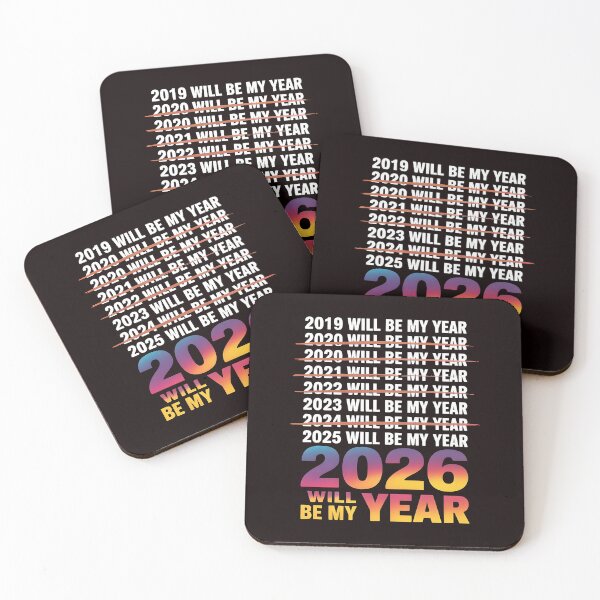Item preview, 2026 Will Be My Year – Ironic New Year Quote designed and sold by Redgiant87x.