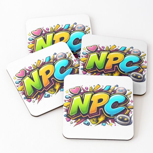 Item preview, NPC – Bold Gen Z Graffiti Streetwear Design designed and sold by DesignsByHania.