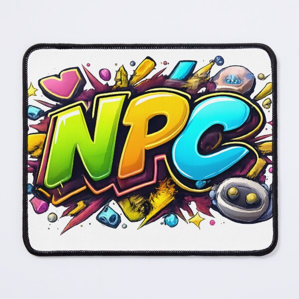 Item preview, NPC – Bold Gen Z Graffiti Streetwear Design designed and sold by DesignsByHania.