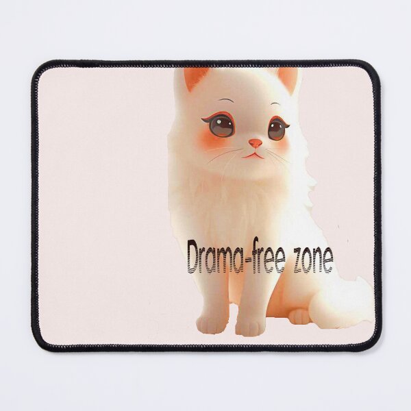 Item preview, no drama no stress peaceful mind cute animal designed and sold by Mudikeys.