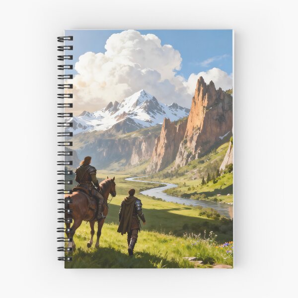 Item preview, Epic Dawn Over the Mountain Pass: Journey of Adventurers designed and sold by MHD.