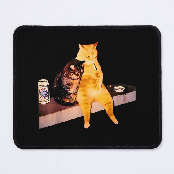 Item preview, Smoking Cat Vintage Chonky Cat Retro 90s designed and sold by FerminVigo.