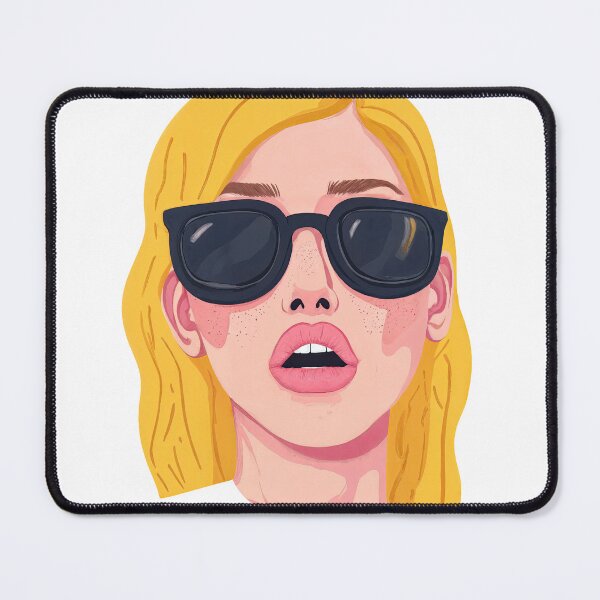 Item preview, Bold Glare: Pop Art Portrait with Attitude designed and sold by ForeverPrintsOK.