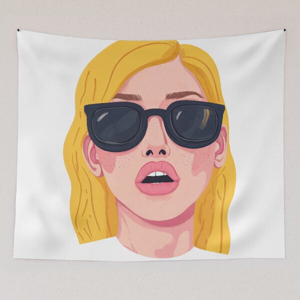 Item preview, Bold Glare: Pop Art Portrait with Attitude designed and sold by ForeverPrintsOK.