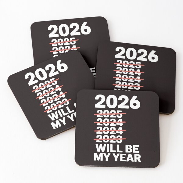 Item preview, 2026 Will Be My Year – Sarcastic Motivation Quote designed and sold by Redgiant87x.