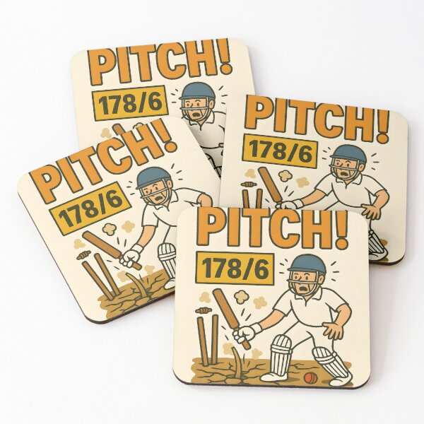 Item preview, What a Pitch! | Melbourne Miracle – Ashes 4th Test Poster designed and sold by WhisperFrame.