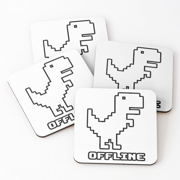 Item preview, Offline - Pixelated Dinosaur Error Message designed and sold by evokerys.