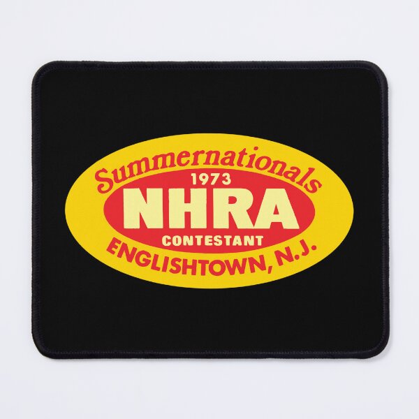 Item preview, 1973 Summernationals Englishtown N.J drag racing contestant - yellowed white designed and sold by retropetrol.