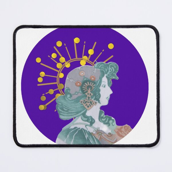 Item preview, Oracle Green Purple Fortunate Woman Digital Collage designed and sold by Licorice Moon.