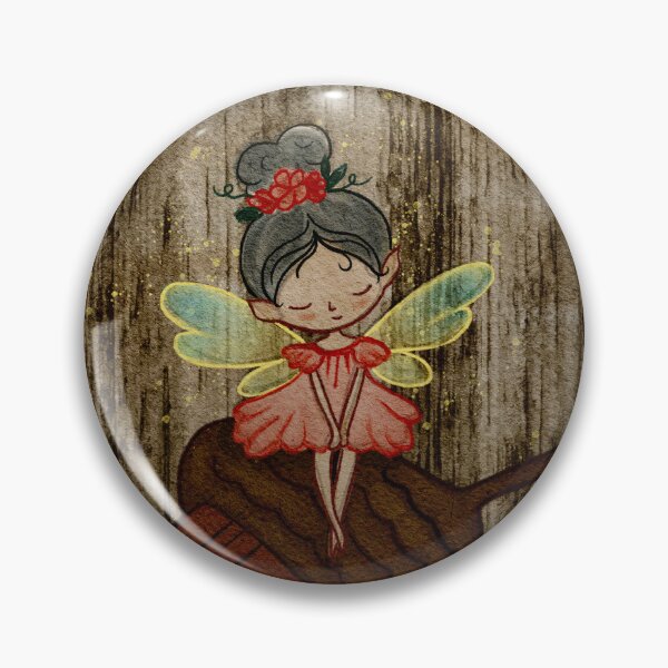 Item preview, Fairy sitting on an acorn designed and sold by Onehappyhook.