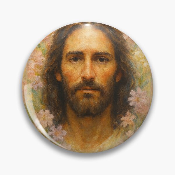 Item preview, Jesus water colour painterly style pastelfloral designed and sold by  Mudikeys.