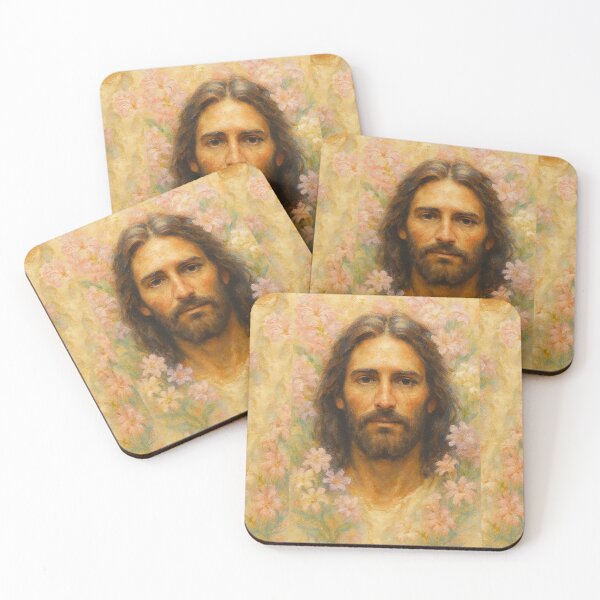 Item preview, Jesus water colour painterly style pastelfloral designed and sold by  Mudikeys.