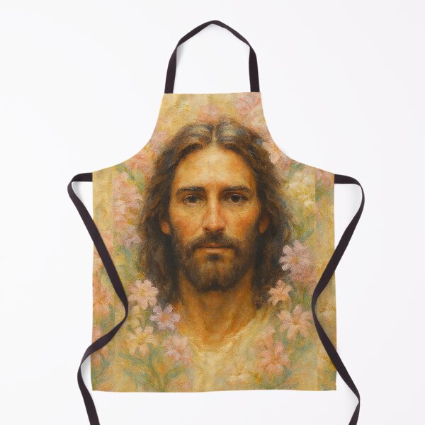 Item preview, Jesus water colour painterly style pastelfloral designed and sold by Mudikeys.