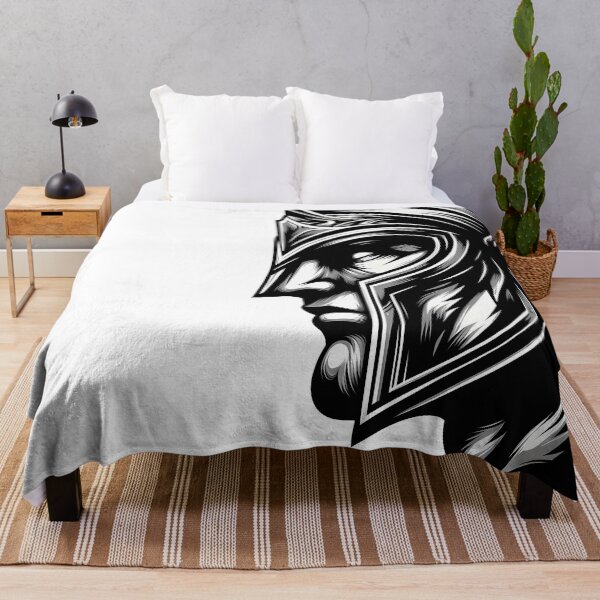 Item preview, Spartan Warrior Helmet Profile Strength Courage Art designed and sold by DrawDrip.