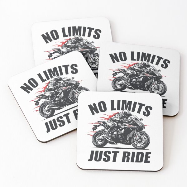 Item preview, No Limits Just Ride- motorcycle freedom design designed and sold by TwoWheels-shop.