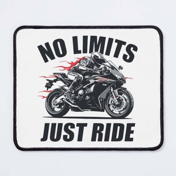 Item preview, No Limits Just Ride- motorcycle freedom design designed and sold by TwoWheels-shop.