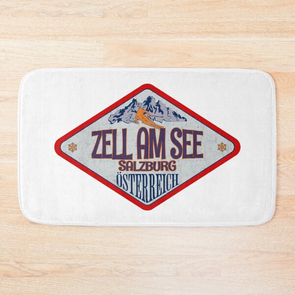 Item preview, Zell am See, Salzburg, Osterreich, Austria, Vintage skiing badge design designed and sold by Wanderful-roads.