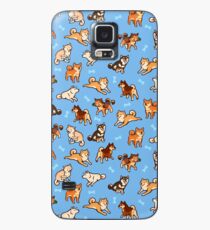 Funda/vinilo para Samsung Galaxy shibes en azul claro
