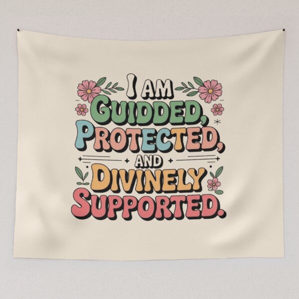 Item preview, Powerful Guided And Protection Affirmation  designed and sold by aqua1001.