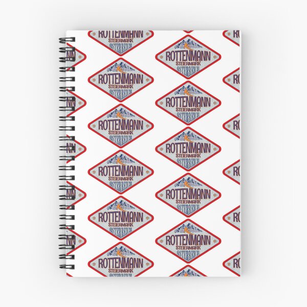 Item preview, Rottenmann, Steiermark, Osterreich, Austria, Vintage skiing badge design designed and sold by Wanderful-roads.