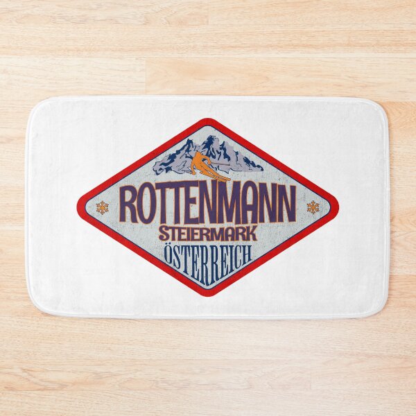 Item preview, Rottenmann, Steiermark, Osterreich, Austria, Vintage skiing badge design designed and sold by Wanderful-roads.